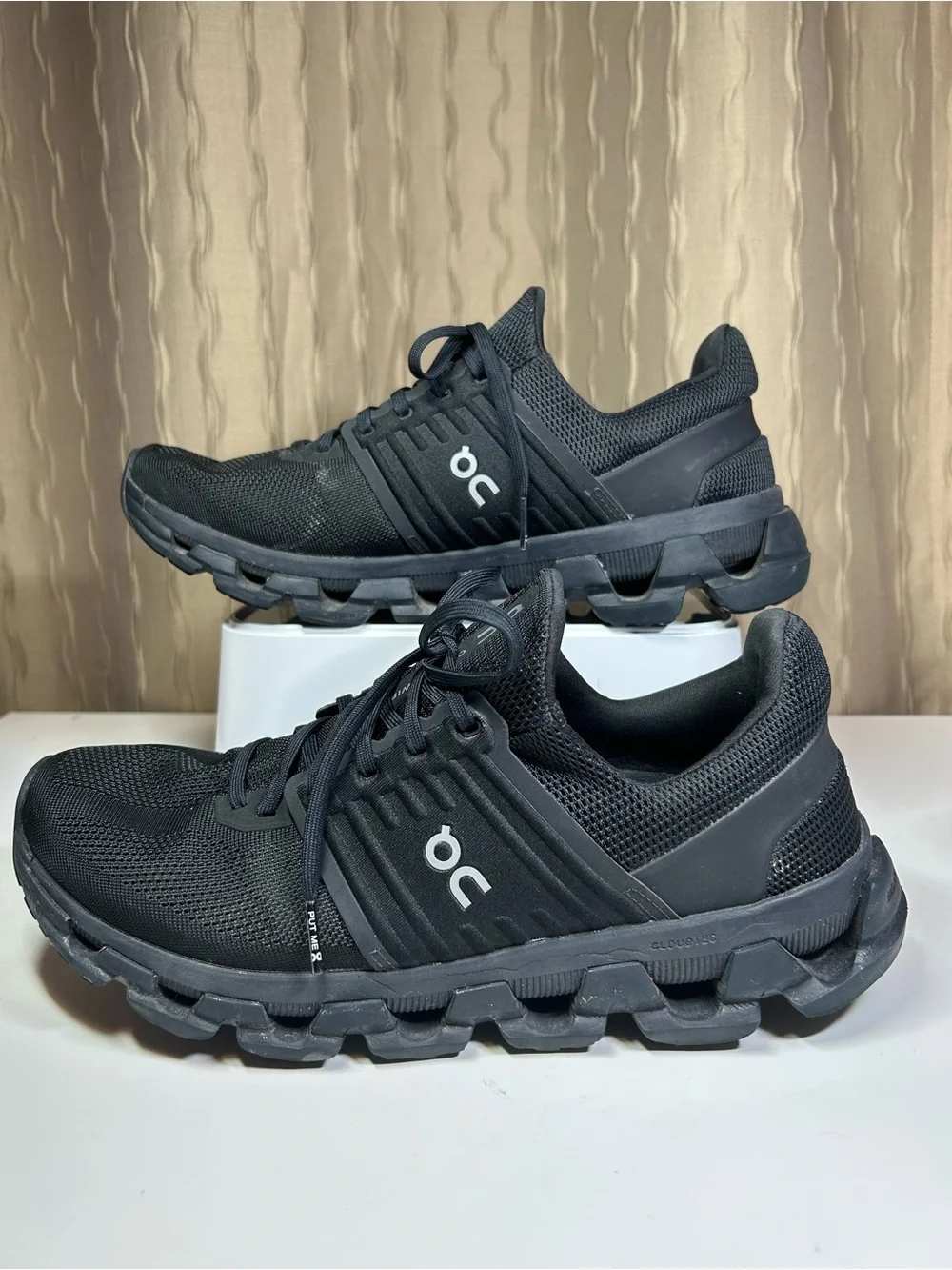 On Cloud Running Cloudswift 3 AD Women's 11 All Black Running Shoes 3WD10150485
